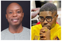 Hugh Brown, Chief Executive Officer of the Forestry Commission and Dakyehene Nana Yaw Asante