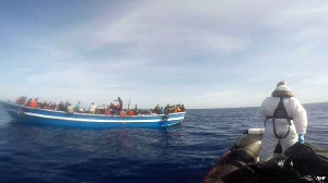 Migrants At Sea
