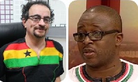 Jon Benjamin (L),   Kwadwo Twum Boafo (R)