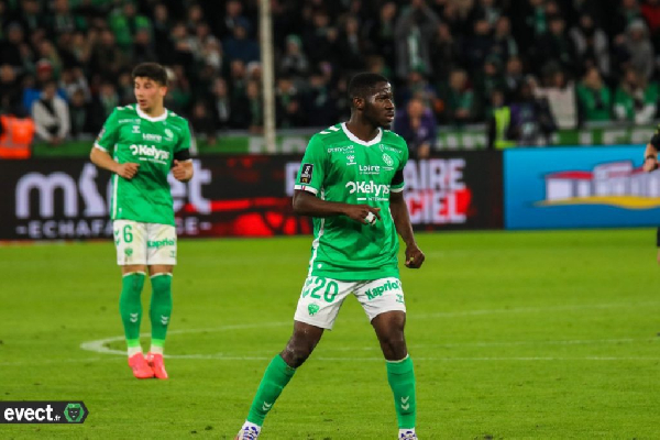 Augustine Boakye plays for French side Saint Etienne