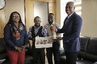 From left; Theresa Ayoade, CEO of Charterhouse; George Quaye, Communications Director and Robert Kla