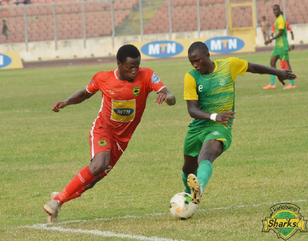 Safiu scored the opener for the Porcupine Warriors in the 2nd leg of the CAF Confederation cup