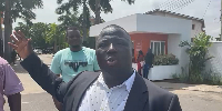Deputy Director of Operations at the Presidency Mustapha Gbande at the scene of the arrest