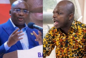 Vice President Dr Mahamudu Bawumia (left) and Kwame Baffoe (Abronye DC)