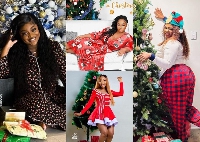 Celebrities rocking Christmas outfits