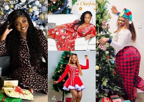 Celebrities rocking Christmas outfits