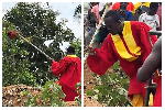 Mystery, fear and cheers as pastor storms town to remove ‘powerful pot’ buried under tree