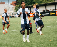 Kenpong Football Academy player Desmond Korlettey
