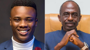 Prophet Telvin (L) speaks on Asiedu Nketiah (R) presidency vision
