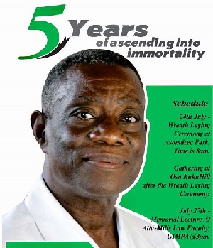 John Evans Atta Mills died on the 24th of July 2012