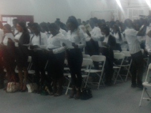 10th and first matriculation of the GH media school and GH cosmetology school