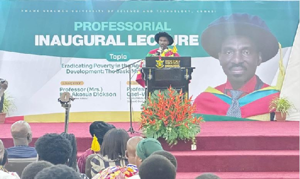 Prince Osei-Wusu Adjei is a Professor of Human and Development Geography at KNUST