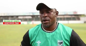 FC Samartex head coach Christopher Ennin