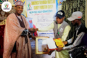 Dr. Abdul-Razak Toure with the team from AHRCF