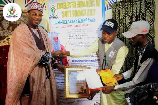 Dr. Abdul-Razak Toure with the team from AHRCF