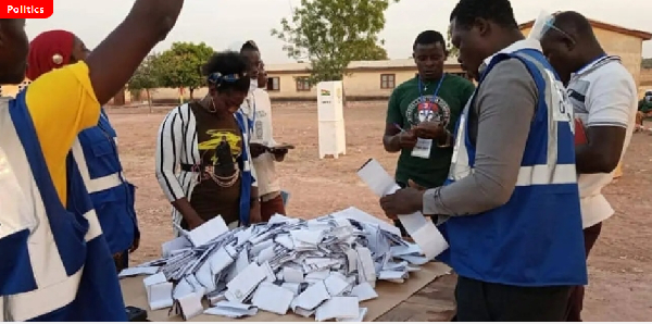 Collation officers at work after polls