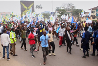 Protesters took to the streets to demonstrate against a proposed constitutional change in Kinshasa