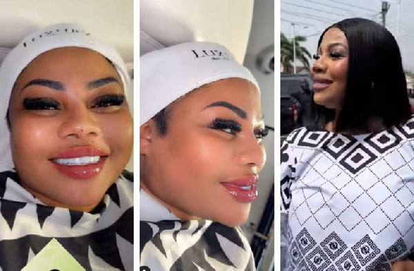 Empress Gifty's new looks captured online