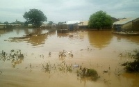 The rain, which started at 11am, left several suburbs of the Tamale metropolis submerged