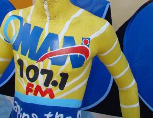Customers queue to cash money at the High Street Branch of Barclays Bank as workers called off their strike