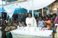 Apostle Mrs. Rita Korankye-Ankrah journeyed to the Bawjiase mountains to visit the shelter