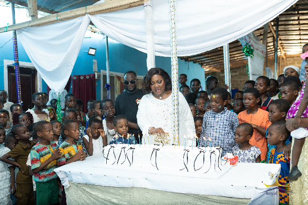 Apostle Rita Korankye-Ankrah celebrates 64th birthday at Graceland Needy Child Care Shelter