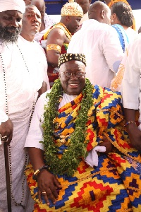 President Akufo-Addo was given the stool name Nii Kwaku Ablade Okogyeaman I