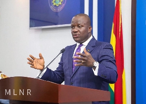 Minister for Lands and Natural Resources, Samuel Abu Jinapor