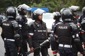 Some officers of the Ghana Police Service