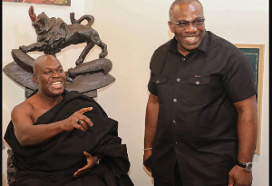 Odeneho Kwafor Akoto III with Ing. Edward Ekow Obeng-Kenzo