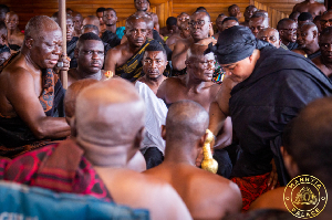 Otumfuo Osei Tutu II and Mamponghemaa