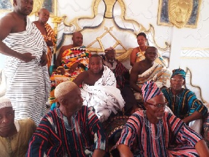 The Traditional Council delegation was led by the Chibrinyoa Linguist Nnaa Buah Anthony