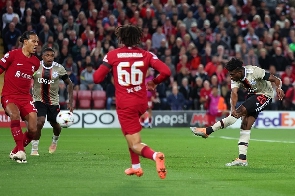 Kudus Mohammed's goal against Liverpool