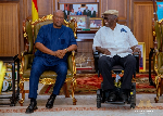 PHOTOS: Mahama visits Kufuor, discusses national and international issues