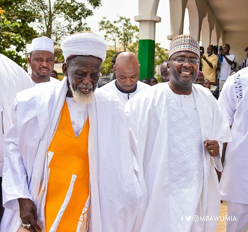 Veep Bawumia with National Chief Imam, Sheikh Dr Osman Nuhu Sharabu