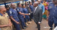 Vice President Bawumia commended the officers and men of the Service for delivering