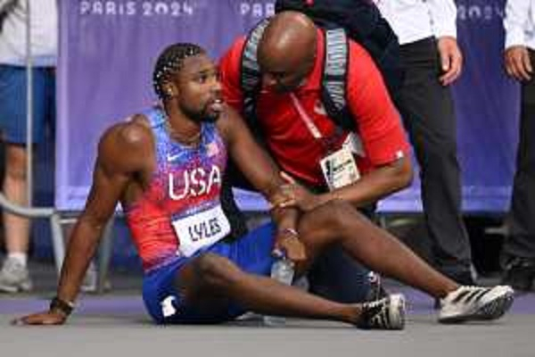 US sprinter Noah Lyles