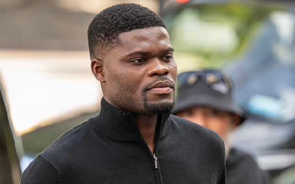 Thomas Partey has arrived at court for hearing into the rape charges