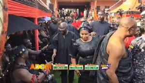 Dr Bawumia arrives at One-Week ceremony of late Mamponghene