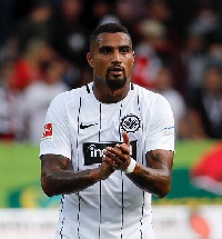 Kevin-Prince Boateng was unable to inspire Frankfurt to victory on his Bundesliga return