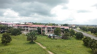 An aerial view of the polytechnic
