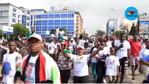 The Unity Walk brings together stakeholders of the NDC party