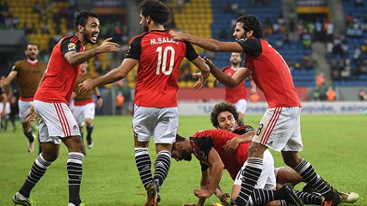 Egypt are sitting at the summit of the group with nine points, looking for a win against Congo