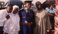 Nazir (3rd from left) graduated from KNUST last year
