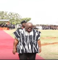 President Akufo-Addo at the grounds of the event