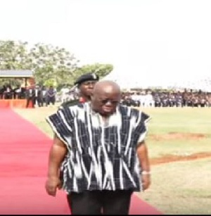 President Akufo-Addo at the grounds of the event
