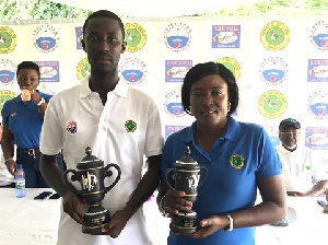 Maxwell  and Felicity emerged as winners of the two-day golf championship