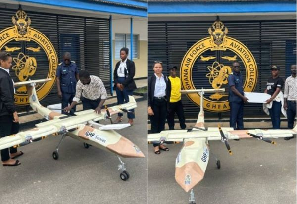 Afia Kobi Ampem Girls SHS makes a radio-controller aircraft for the GAF Aviation College