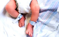 New born baby feet