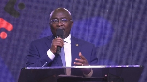 Vice President Dr Mahamudu Bawumia speaking at the 2023 National Development Conference